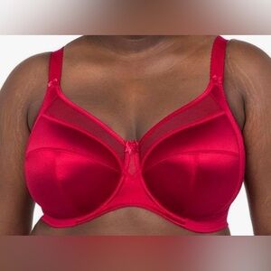 Goddess Vibrant Red Full-Coverage Bra size 42I